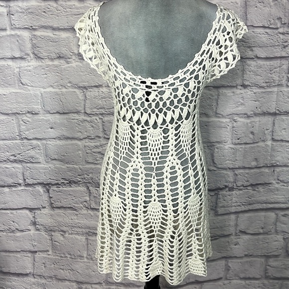 Love Stitch crochet mini dress/swim cover - Picture 3 of 7
